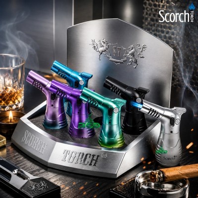 SCORCH TORCH SINGLE FLAME ASST. COLORS STDS236 - 6CT/ DISPLAY